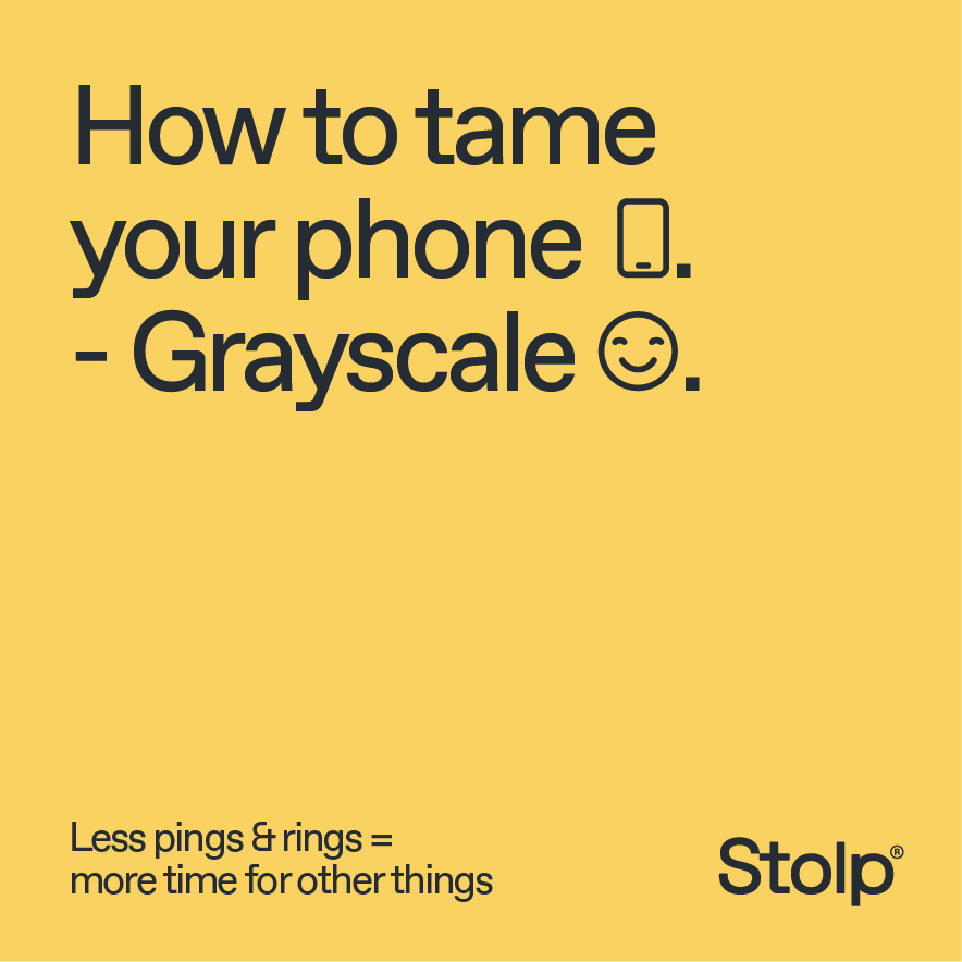 Putting your phone on grayscale: the benefits of going gray